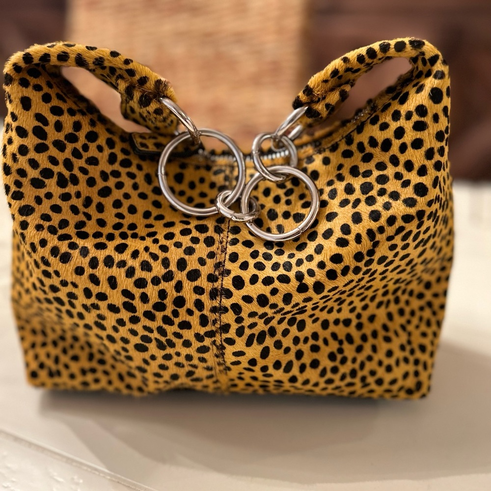 Urban Outfitters Yellow and Black Mini Bag